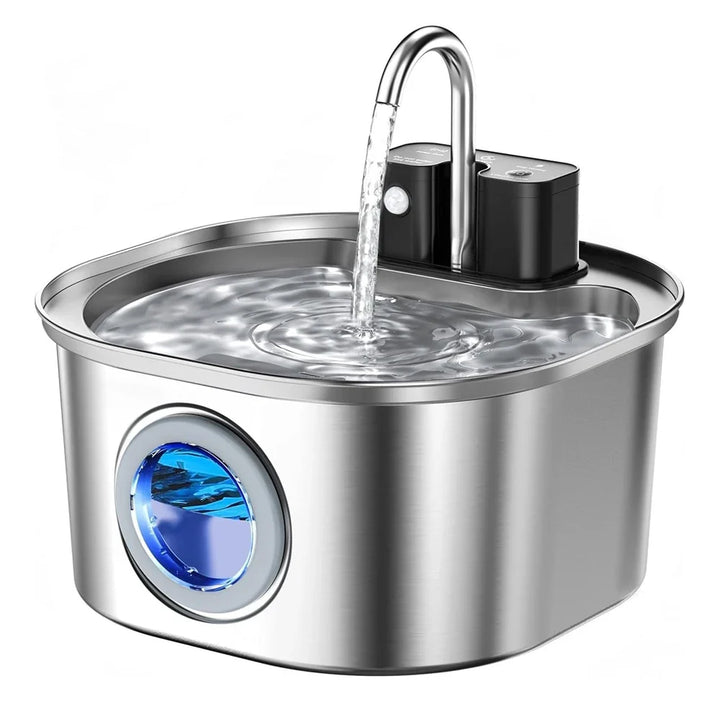 Fontaine à eau pour chat en inox – conseils pour réduire le bruit