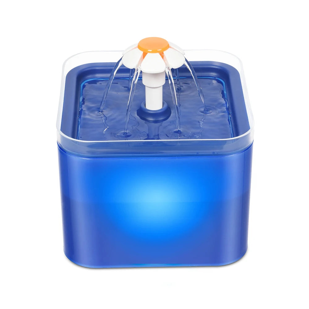 Fontaine à eau filaire USB 2 L pour chat et chien