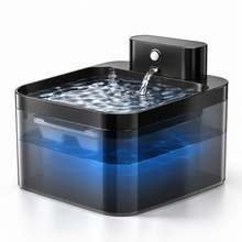 Fontaine à eau sans fil 2,2 L pour chat et chien – batterie 2600 mAh et capteur